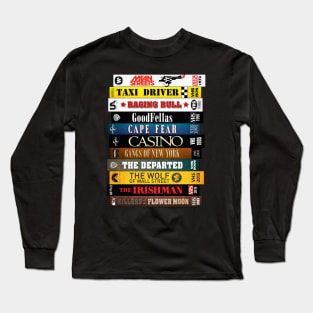 Martin Scorsese Cassette Movie Retro Long Sleeve T-Shirt